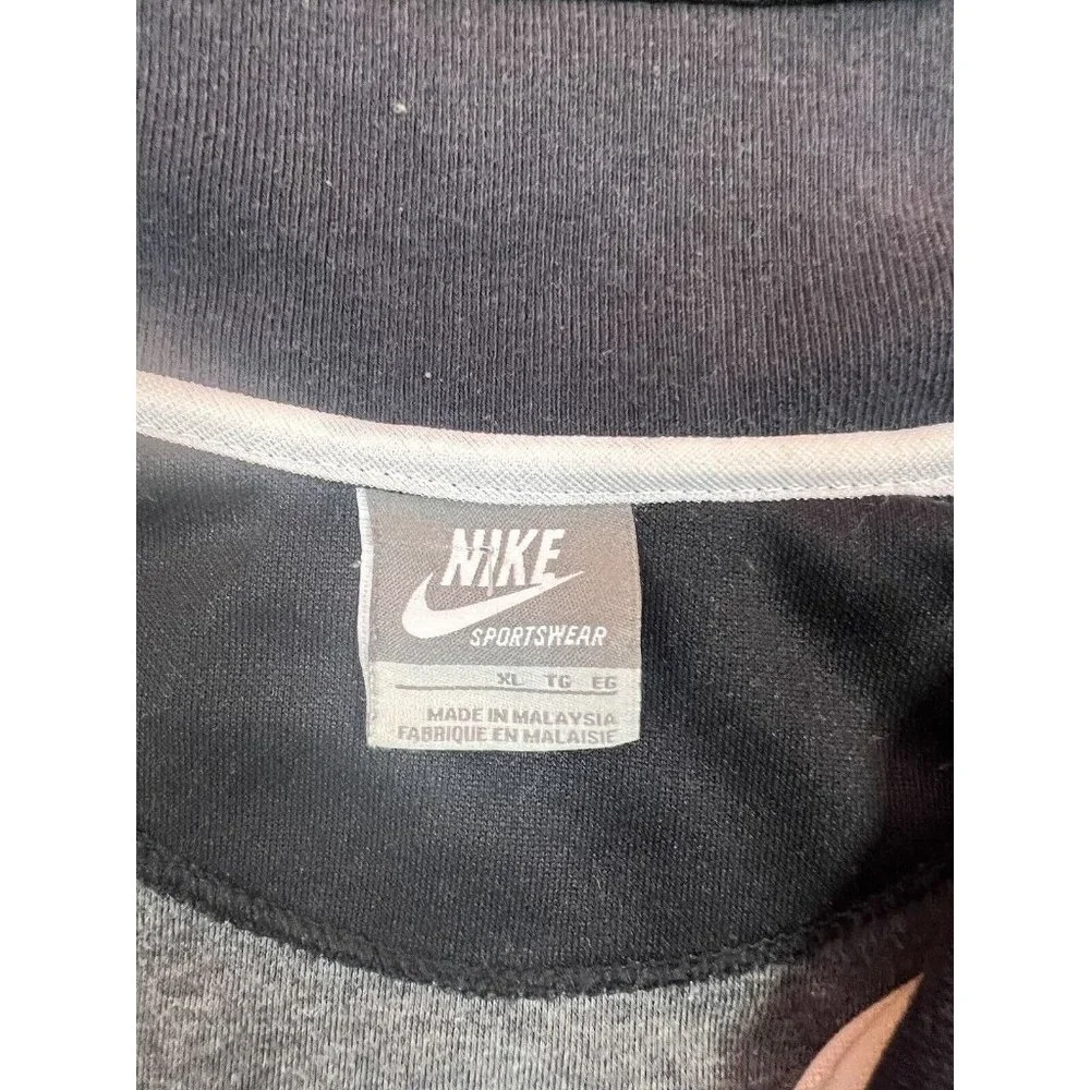 Vintage Nike Y2k Black Full Zip Up Track Jacket mens size X-Large‎
